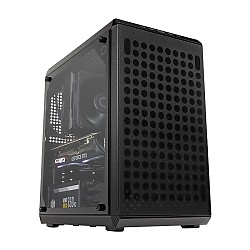 酷冷至尊 CoolerMaster)Q300L V2 黑 MATX电脑台式小机箱 支持240散热水冷/钢玻侧板/3硬盘位/USB 3.2 Type-C