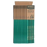 M&G 晨光 AWP304A7 六角杆铅笔 2B 10支+橡皮擦+卷笔刀