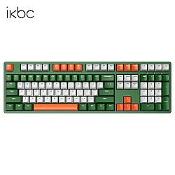 ikbc 机能系列 Z200 Pro 2.4G无线机械键盘 108键 茶轴