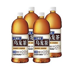 SUNTORY 三得利 无糖乌龙茶 1.25L*4瓶