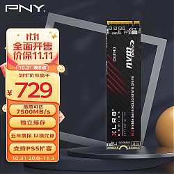 PNY 必恩威 CS3140 NVMe M.2 固态硬盘 2TB（PCI-E4.0）