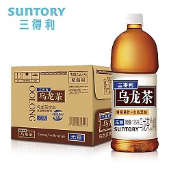 SUNTORY 三得利 无糖0脂 原味乌龙茶1.25L*6瓶