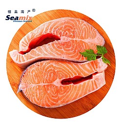Seamix 禧美海产 冷冻三文鱼排 400g  2-3块装