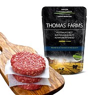 PLUS会员：Thomas Farms 托姆仕牧场 谷饲安格斯牛肉饼 500g（5片）
