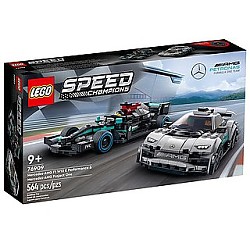百亿补贴：LEGO 乐高 Speed超级赛车系列 76909 梅赛德斯-AMG F1 W12 E Performance 和梅赛德斯-AMG Project One