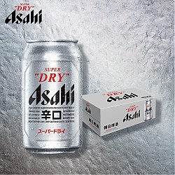 Asahi 朝日啤酒 朝日Asahi朝日啤酒（超爽生）10.9度 330ml*15听 整箱装