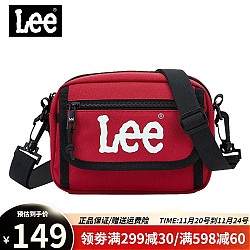 Lee 男女款单肩包 L10SS21M7LE8057L 红色 迷你
