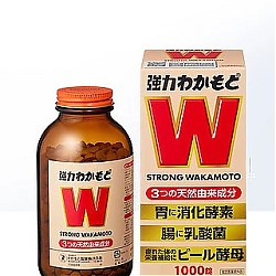 wakamoto 日本 WAKAMOTO 强力若素酵素益生菌片 1000粒*2瓶
