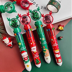 有券的上：MLiNG 米詅 圣诞十色圆珠笔  3个装