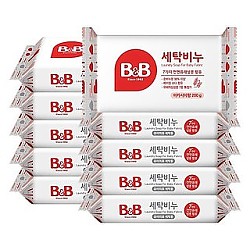 B&B 保宁 韩国保宁B&B洗衣洋槐香皂十联包装200G*10实惠装家用内衣