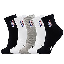 NBA 男子运动袜 5双装