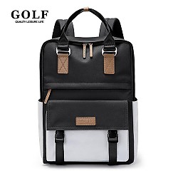 GOLF 高尔夫 运动双肩包电脑包高中户外旅行背包 款式5-黑配白