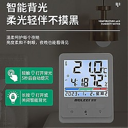 BaoLian 保联 高精度迷你温度计温湿度计室内家用婴儿房壁挂室温电子精准温度表