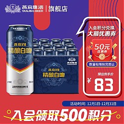 燕京啤酒 V10白啤 精酿啤酒 500ml*12听装
