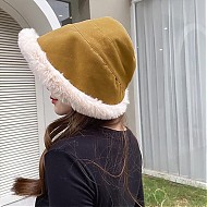冬季加绒保暖渔夫帽 护耳帽
