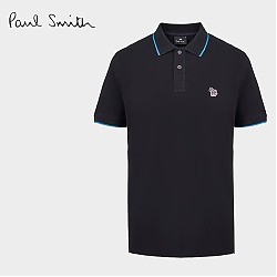Paul Smith 保罗史密斯（paul smith）斑马系列男士PS商务休闲款Polo衫 黑色 M