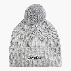 卡尔文·克莱恩 Calvin Klein POM-POM羊毛毛线帽 K60K6085350IN