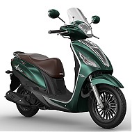 宗申 2023款125ET小乔 复古踏板摩托车 闪耀绿 精致版 全款