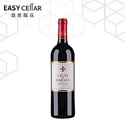 CROIX DE MARSAN 十字玛莎 葡萄酒 法国原瓶波尔多AOC级 2017干红葡萄酒 750ml单支