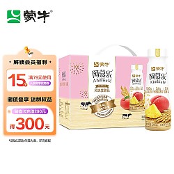 MENGNIU 蒙牛 阿慕乐燕麦混合味风味发酵乳PET瓶210g×10瓶×1箱（礼盒装）
