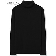 Markless 2023冬季不起球毛衣毛线衣高领针织衫