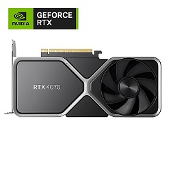 NVIDIA 英伟达 GeForce RTX 4070 Founder Edition公版显卡 全新架构