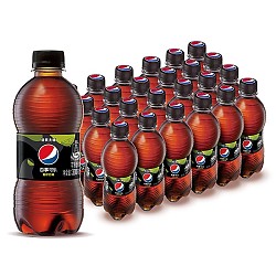pepsi 百事 可乐 无糖 Pepsi 碳酸饮料 青柠味 汽水 300ml*24 饮料整箱 百事出品