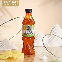 88VIP：CHALI 茶里 公司菠萝白茶果汁茶饮料富含维C390ml*15瓶