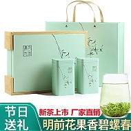 山间饮茗 碧螺春新茶高山绿茶 礼盒装 250g