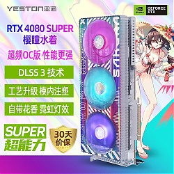 yeston 盈通 GeForce RTX 4080 SUPER 16G D6X 樱瞳水着OC 独立显卡 16GB