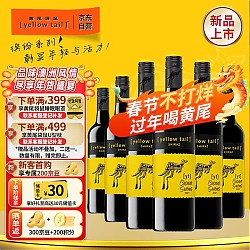 年货不打烊：黄尾袋鼠 西拉/梅洛红葡萄酒 智利版缤纷系列 750ml*6瓶整箱装