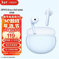 OPPO Enco Air2 新声版真无线半入耳式蓝牙耳机