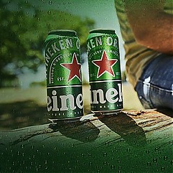 Heineken 喜力 啤酒500ml*12瓶整箱玻璃瓶装喜力黄啤酒