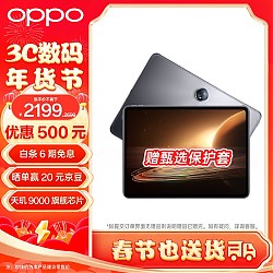 移动端、京东百亿补贴：OPPO Pad 2 11.61英寸平板电脑 星云灰