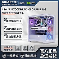 GIGABYTE 技嘉 Intel i7 14700KF/RTX4080SUPER雪鹰游戏电脑组装主机