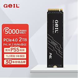 GeIL 金邦 P4L NVMe M.2 固态硬盘 2TB（PCI-E4.0）