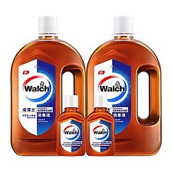 88VIP：Walch 威露士 爆卖年货、：Walch 威露士 高效消毒液消毒水1Lx2瓶+便携装60mlx2支