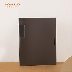 KOKUYO 国誉 一米新纯系列 WSG-CBSN40DS A4文件夹 深棕色 40袋内页 单个装