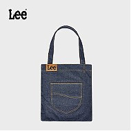 Lee 超值购经典牛仔帆布袋大容量男女同款简约单肩手提休闲时尚