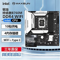 MAXSUN 铭瑄 英特尔（intel） i5 13490F CPU 搭铭瑄B760M 主板