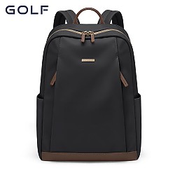GOLF 高尔夫 双肩包运动旅行背包 防泼水通勤包包 款式7-优雅黑（买一赠一）