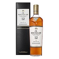 MACALLAN 麦卡伦 12年黑钻单桶苏格兰单一麦芽威士忌洋酒700ml