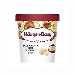 88VIP：哈根达斯 夏威夷果仁冰淇淋 392g 赠脆皮巧克力