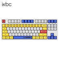 ikbc 游戏键盘机械键盘办公键盘有线无线电竞cherry轴 W200 高达 无线2.4G 红轴