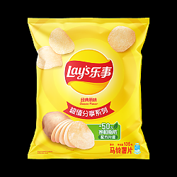 Lay's 乐事 超值分享 马铃薯片 原味 135g