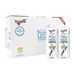 88VIP：Theland 纽仕兰 低脂牛奶250ml*24盒