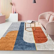 BUDISI 布迪思 轻奢地毯客厅家用卧室现代简约北欧沙发茶几地毯大面积 轻奢12 80*160CM