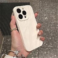 奎辉 高级感褶皱纯色手机壳 iPhone 14（多色多款可选）