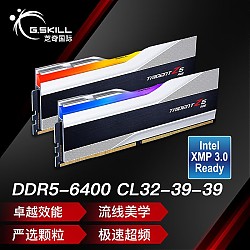 G.SKILL 芝奇 DDR5 6400MHz RGB 台式机内存 32GB 16GB*2
