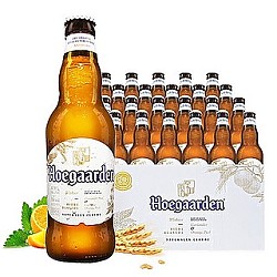 Hoegaarden 福佳 比利时风味福佳白啤酒330ml*24瓶整箱国产精酿啤酒包邮